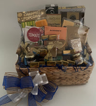 Load image into Gallery viewer, Each basket is beautifully wrapped in shrinkwrap, adorned with a handmade bow, and accompanied by a notecard for your message. Please write your message in notes and the color of the handmade bow you would like. It is a comforting and elegant gesture to show you care during difficult times.