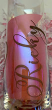 Load image into Gallery viewer, Our beautifully etched flutes are perfect with this gift! Feel free to reach out for our different collections of glasses and personalized gifts!