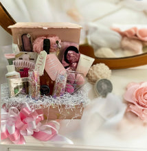 Load image into Gallery viewer, There is nothing like showering the Future Mrs. with our beautifully put-together "Bride to Be ~ Miss to Mrs". gift box! The time has come to pick out the perfect present for the girl planning her wedding. Give her the things she needs to feel loved and pampered! To help make the job easier, we've gathered the bride-to-be gifts that will come in handy before and after the big day. With this gift, our bride has all the necessities she will enjoy in preparing for her wedding and going to her destination.