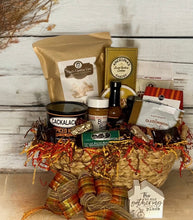 Load image into Gallery viewer, Indulge in Southern Heart Warmer with a Touch of Gourmet!
Embrace the warmth and taste of the Carolinas with our Southern Heart Warmer, artfully curated to ignite a symphony of flavors that resonate with the soul. This meticulously assembled gift showcases the finest hand-selected products from local artisans, capturing the essence of Southern goodness infused with a touch of gourmet excellence. One of our Realtors' "AllTime Favorites!"