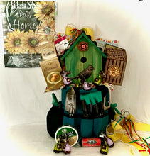 Load image into Gallery viewer, off, a garden flag that's all about seasonal fashion—because your garden deserves a wardrobe makeover too! Let's sprinkle some gardening magic and watch the backyard garden runway come alive!
We wrap this gift beautifully in cello wrap with a notecard and a beautiful handmade bow. Put a smile on your gardener's face while they enjoy the great outdoors! The sturdy canvas tote includes: