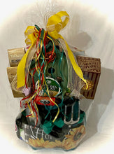 Load image into Gallery viewer, The tote measures 13.6 x 9.6 x 5 The tools include Large Tote, Aluminum Alloy Measuring Trowel, Transplanting Trowel, Transfer Trowel, Sharp, and Durable Pruning Shears, Gardening Hand Rake, Large Weeding Fork, Water Spray Bottle, Sturdy Twine, Claw Rubber Gloves. We wrap this gift in cello wrap and a beautiful handmade bow with a card. This gift may be shipped nationwide or delivered locally.