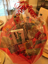 Load image into Gallery viewer, Made for adults these movie boxes start a showtime for celebration, whether it's a birthday, thank-you, engagement, or just a movie night with pals. Grab the popcorn and let's make movie magic! This gift may be locally delivered or shipped nationwide. Adult boxes are priced accordingly! Alcohol may only be delivered locally to an adult! Make their movie night a night to remember! "Roll the Film!"