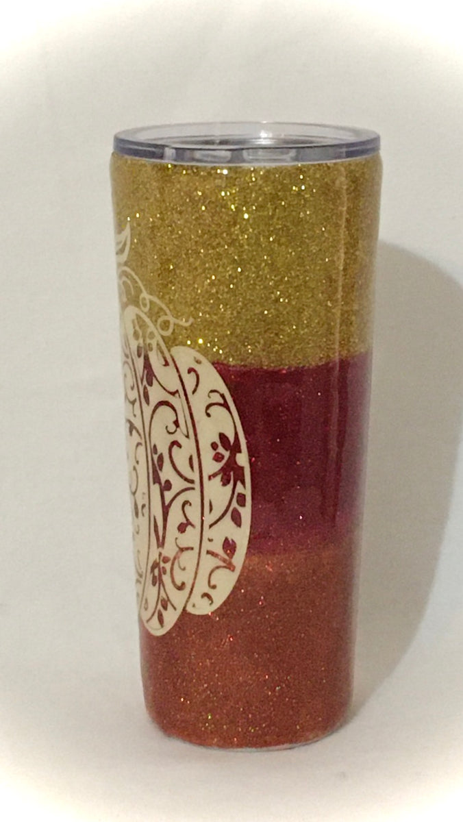 Ohio State Glitter Epoxy Tumbler  Glitter tumbler, Tumbler cups diy,  Tumbler