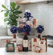 Load image into Gallery viewer, We’re thrilled to share that we’ve once again had the honor of creating the custom gift baskets for the October 2025 High Point Furniture Market!

It’s always such a pleasure partnering with the amazing team at CIT Group for this prestigious event, which brings together so many talented individuals from across the world of design and furnishings. Each basket was thoughtfully curated with hand-selected favorites and unique touches that make every gift theme feel truly special.