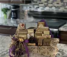 Load image into Gallery viewer, Introducing the Gourmet Treat Collection, one of our most beloved offerings and a true delight for food lovers everywhere! This thoughtfully curated assortment of gourmet favorites is designed to satisfy diverse tastes, making it the perfect gift for any occasion.