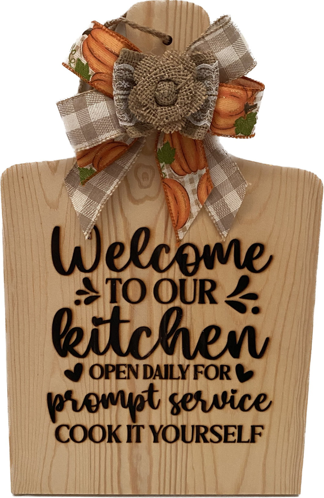 These boards make the perfect gift for hosts/hostesses, moms, nanas, teachers, friends—or anyone who loves to laugh while they cook! These boards are for decorative use only, but we do customize and personalize charcuterie boards for food products. Select your favorite saying from the dropdown menu. The boards measure with handle 14.75