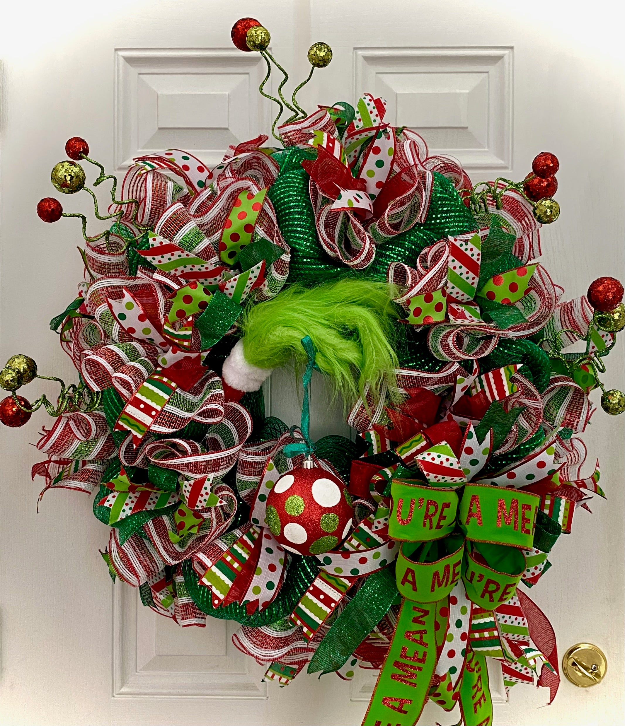 Grinch wreath discount