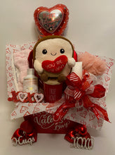 Load image into Gallery viewer, &quot;Feeling the love vibe? ❤️ &quot;You&#39;re My Jam...&quot; is THE Valentine&#39;s treat for that special someone who adores being spoiled rotten! This gift is a top-notch gift that keeps on telling your special someone you went all out for them! The lovable stuffie is like a warm hug packed with endless love vibes! 
