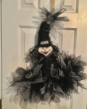 Load image into Gallery viewer, Select from our two options if you&#39;d rather have the witch or the ghost face. Get cackling with delight and add some witchy charm to your decor in your classroom, or on your door!&nbsp;Measuring approximately 24&quot;tall x 14&quot;wide x 4&quot;deep. Perfect for any door or wall, this witch hat will welcome all ghouls, goblins, and witches for sure!