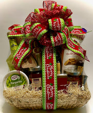 Load image into Gallery viewer, Chat with us on our website or call/text, or email us and we will gladly assist you at 704-526-7407 or perfectselectioncreativegifts@gmail.com. Let your special someone celebrate with a grand basket of treats and Margarita&#39;s! We can also customize your gift by color of bow and container. we carry a variety of containers.