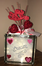 Load image into Gallery viewer, This light block has Dream on one side and  Live, Laugh, Love on the other. Have a question... Chat with us here on our website or call/text, at 704.526.7407 or email us and we will gladly assist you at perfectselectioncreativegifts@gmail.com and let us design your perfect light block for your special someone!  